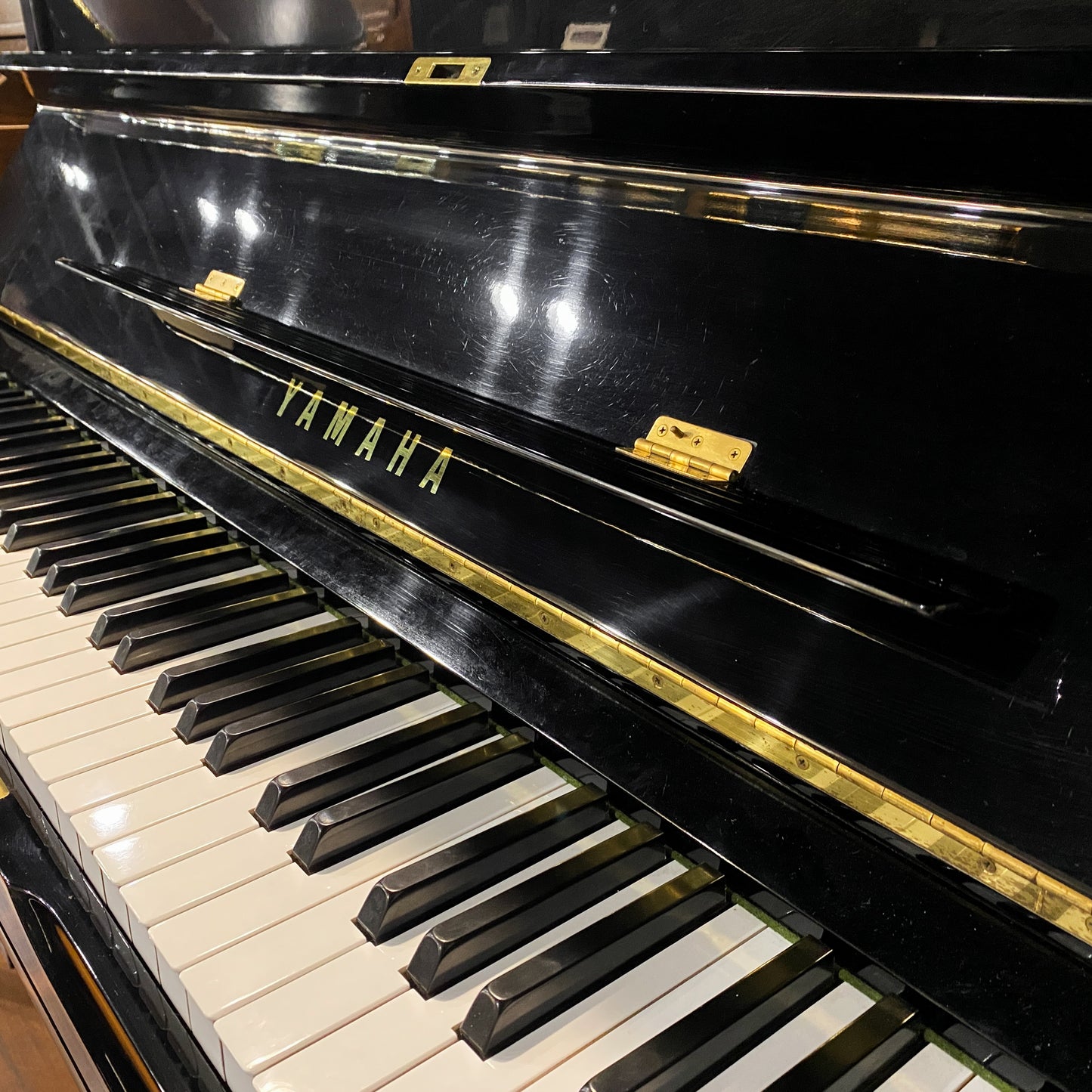 SOLD 1975 Yamaha U3 52" Polished Black Upright Piano
