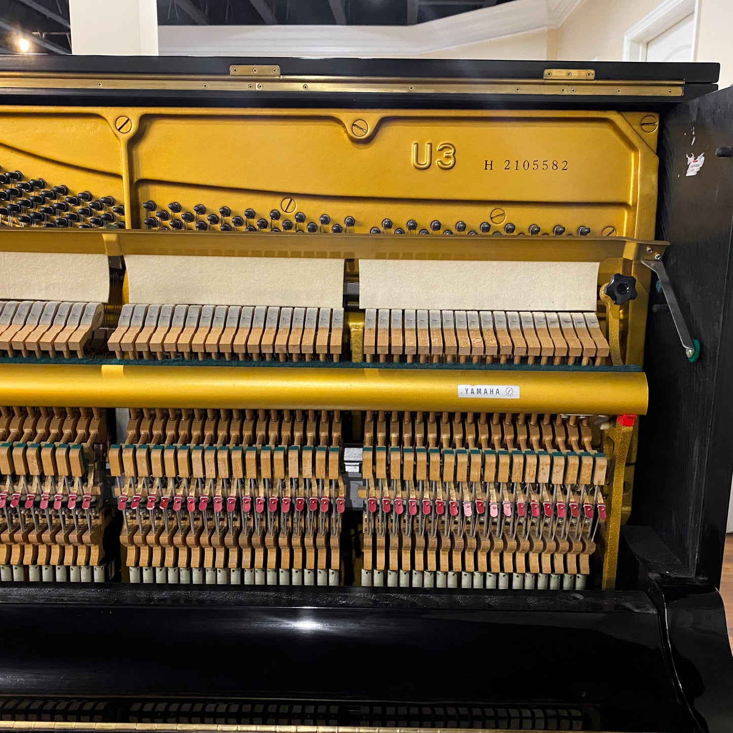 SOLD 1975 Yamaha U3 52" Polished Black Upright Piano