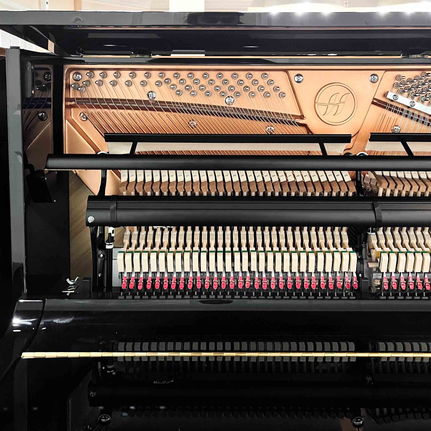 SOLD Hailun 121 48" Polished Black Upright Piano