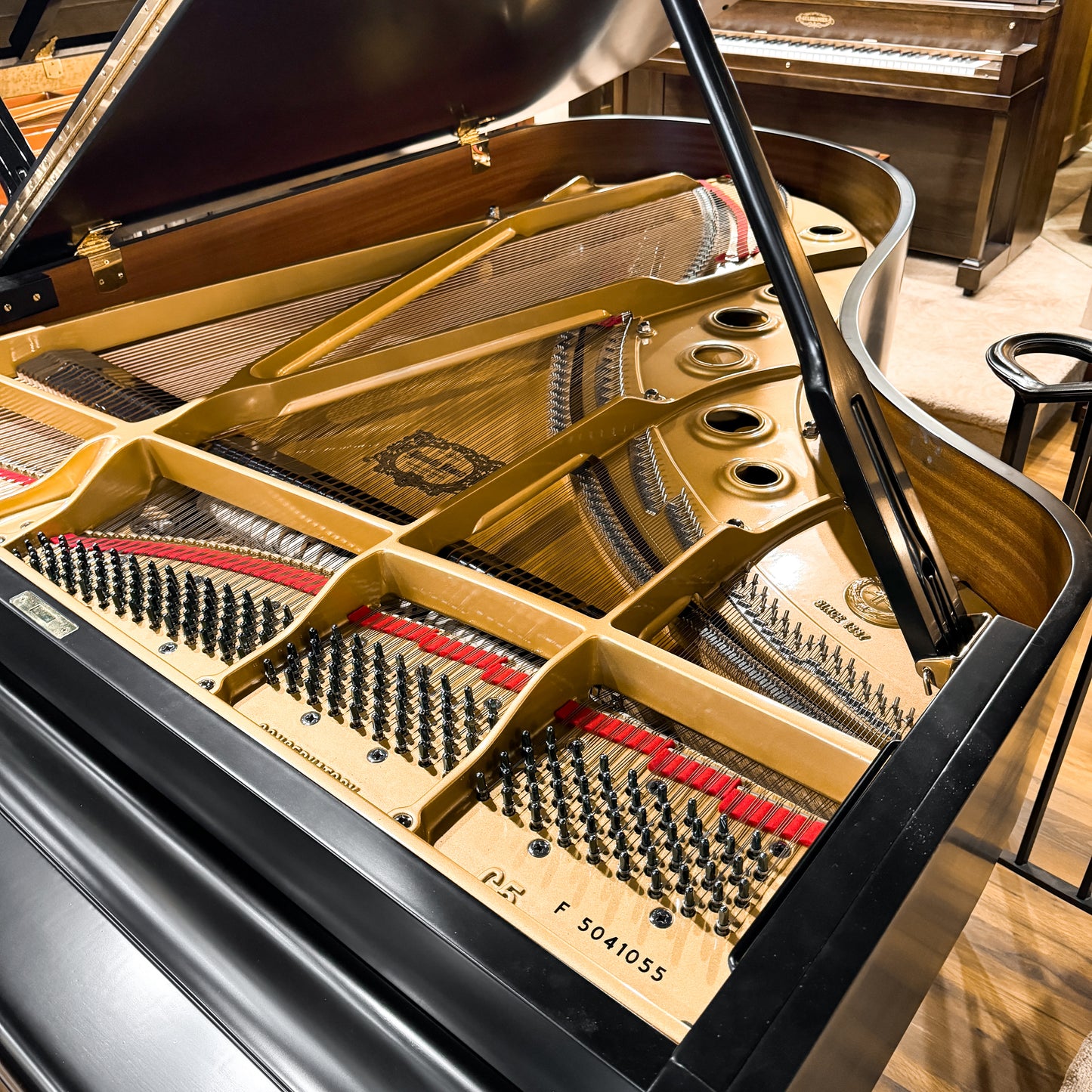 SOLD 1991 Yamaha C5 6'7" Grand Piano / Satin Black