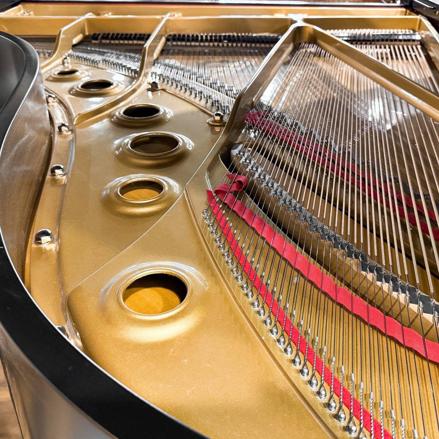 SOLD 1991 Yamaha C5 6'7" Grand Piano / Satin Black