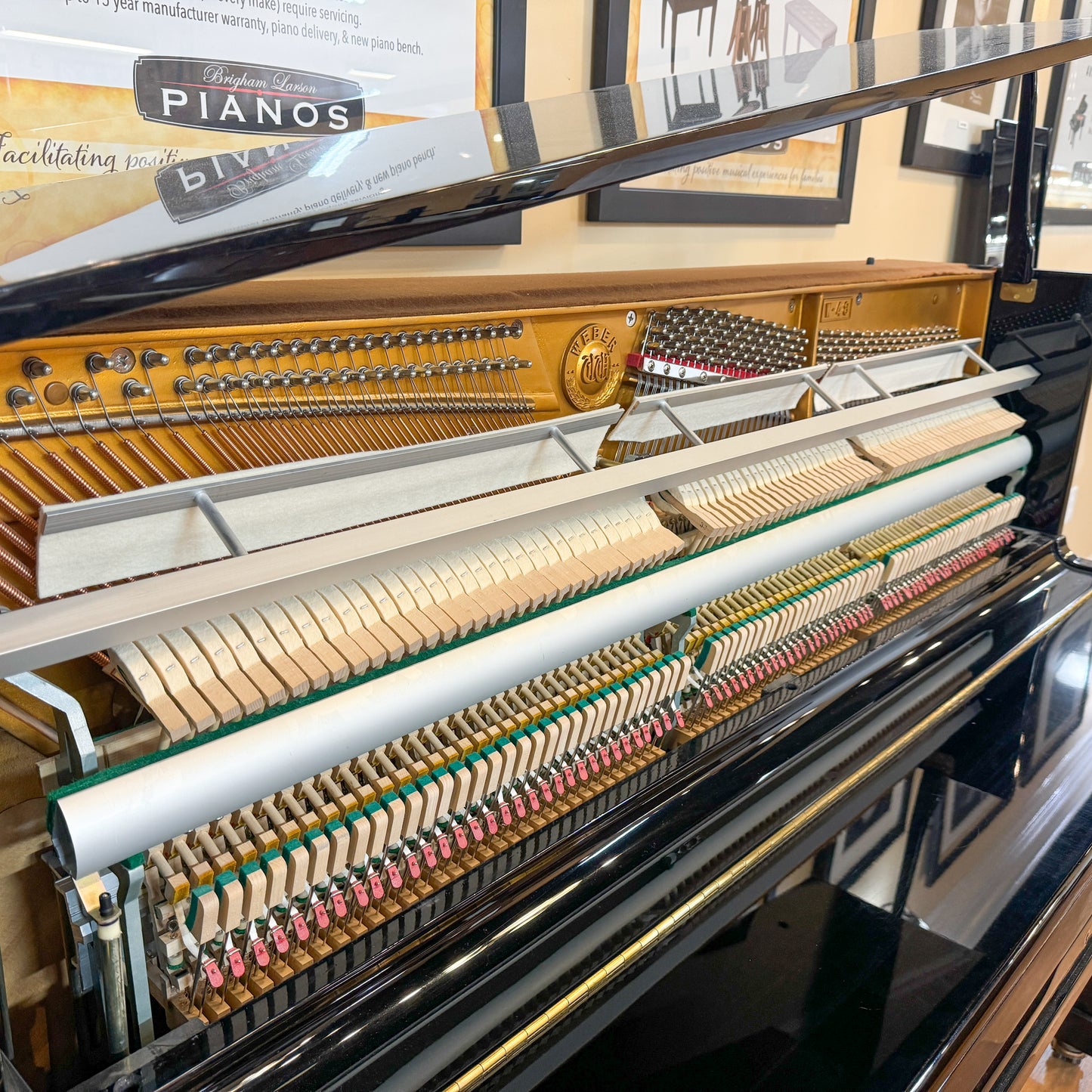 SOLD 1995 Weber Silent Play Commissioned Upright Piano