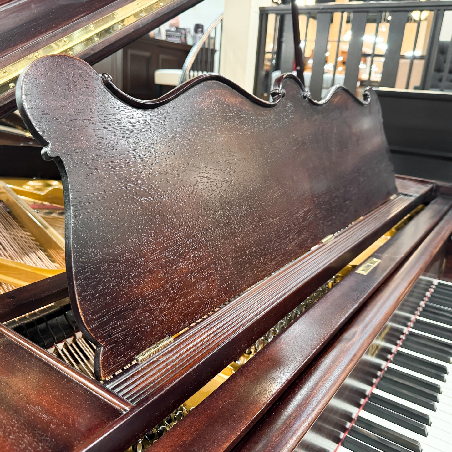 SOLD 1905 Christman 5' Mahogany Wood Finish Grand Piano