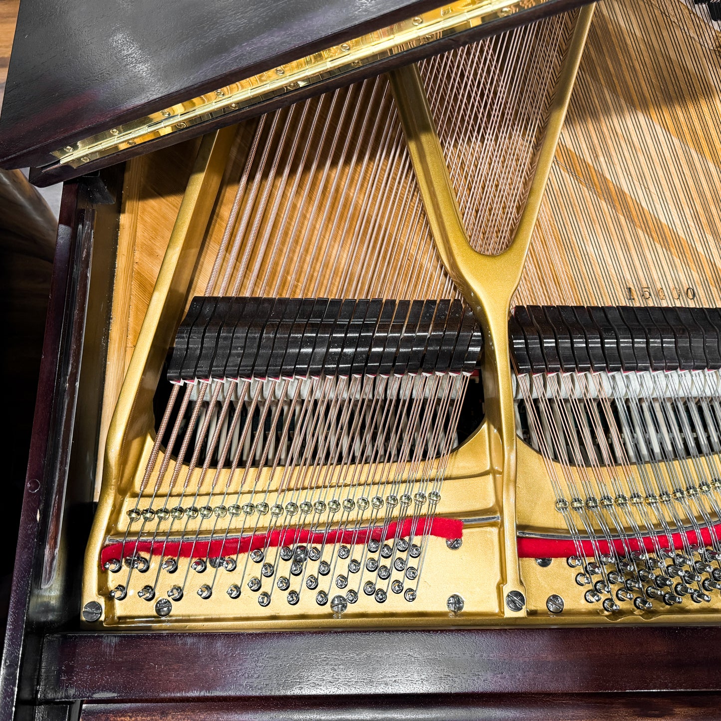SOLD 1905 Christman 5' Mahogany Wood Finish Grand Piano