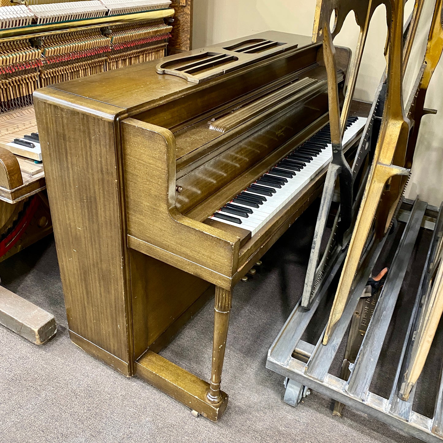 SOLD 1940 Haddorf Commissioned Console Piano