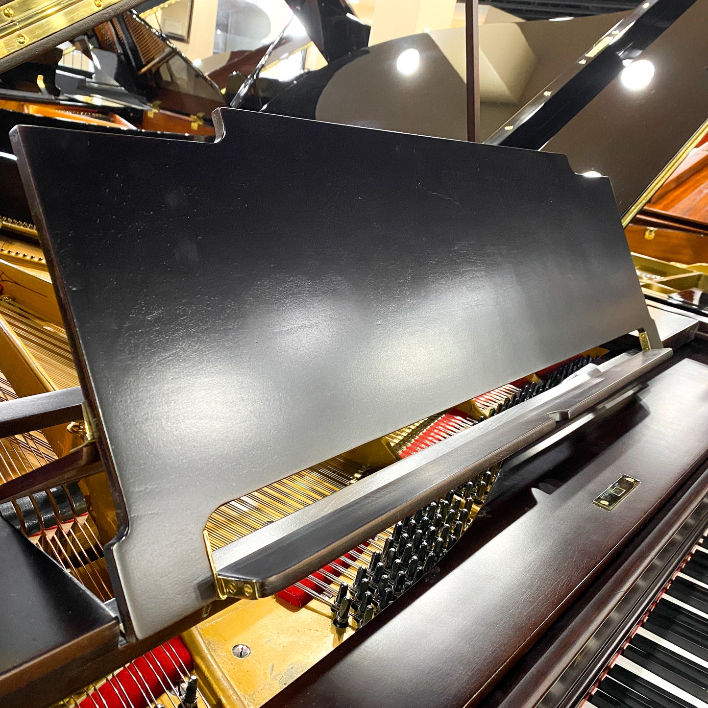 1885 Hallet Davis 6'8" Wood Finish Grand Piano