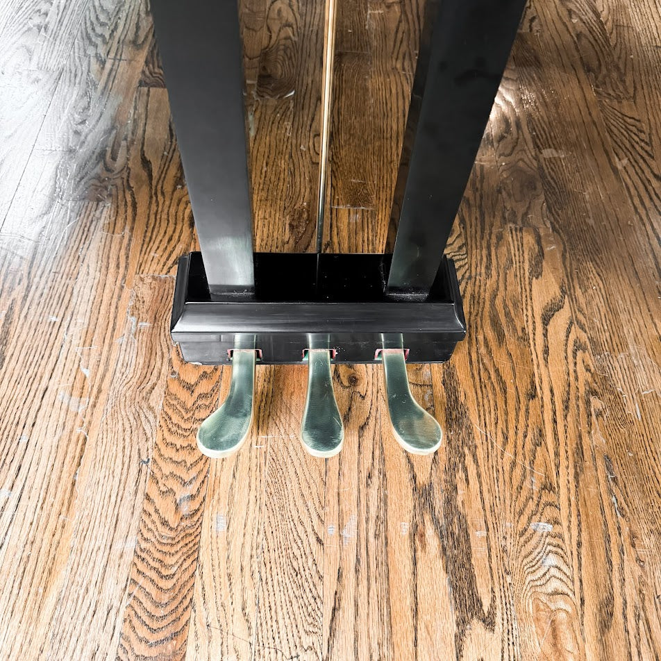 1985 Samick 5'8" Satin Black Grand Piano With Self Playing System