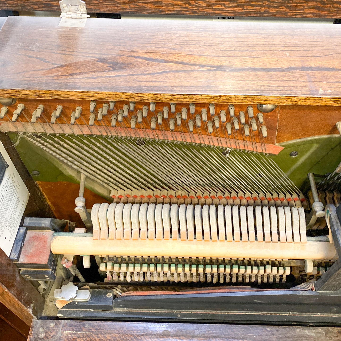 SOLD 1913 Whitney Wood Finish Commissioned Upright Piano