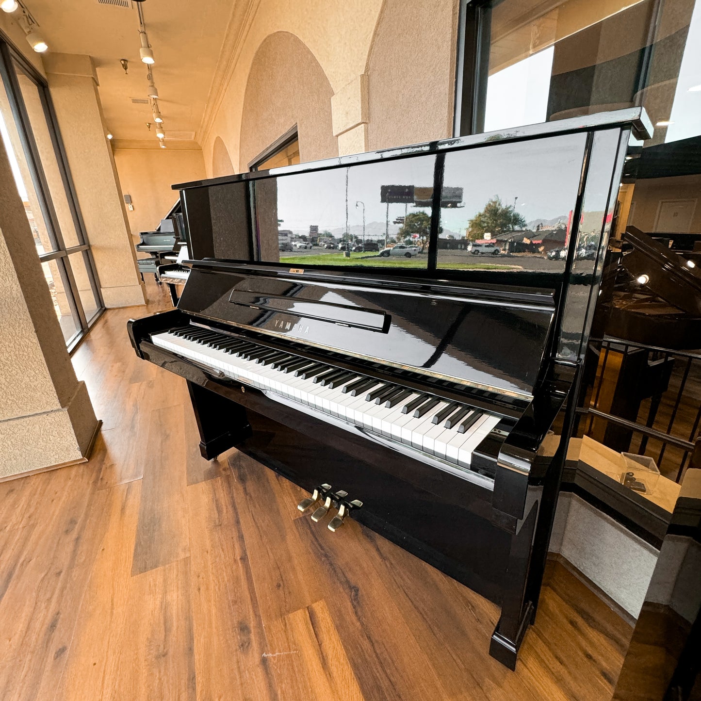 SOLD 1980 Yamaha U2 50" Polished Black Upright Piano