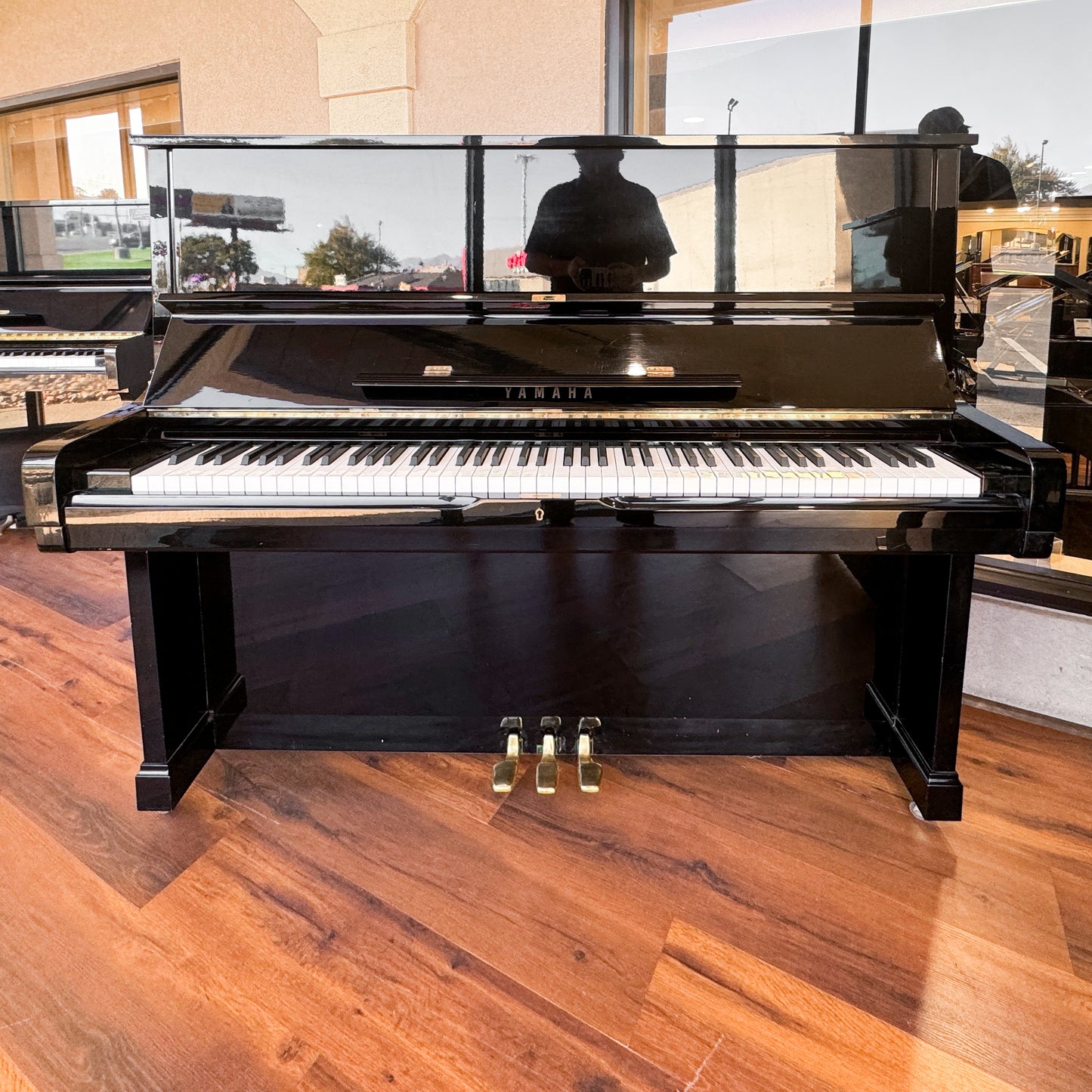 SOLD 1980 Yamaha U2 50" Polished Black Upright Piano