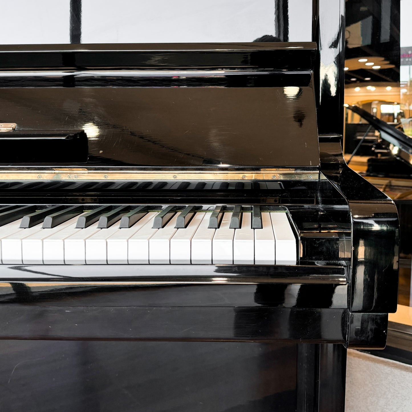 SOLD 1980 Yamaha U2 50" Polished Black Upright Piano