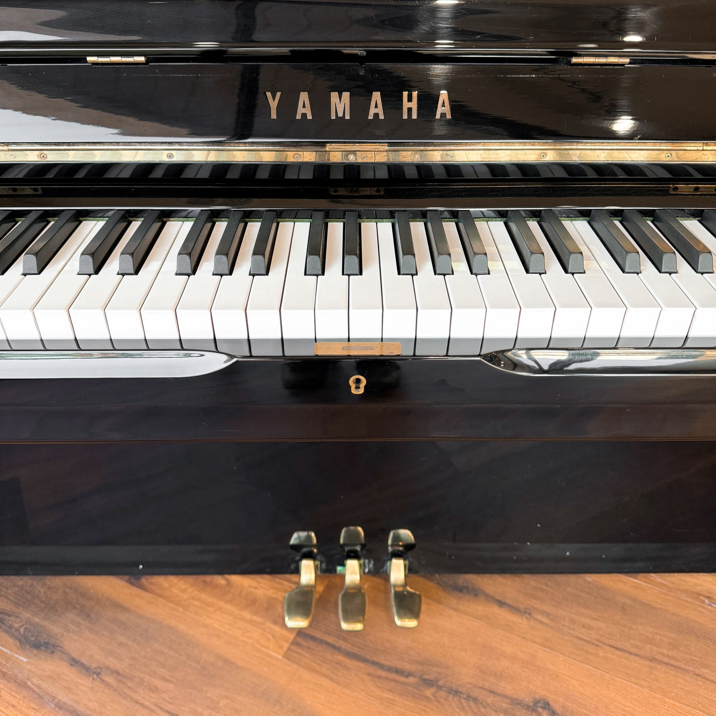 SOLD 1980 Yamaha U2 50" Polished Black Upright Piano