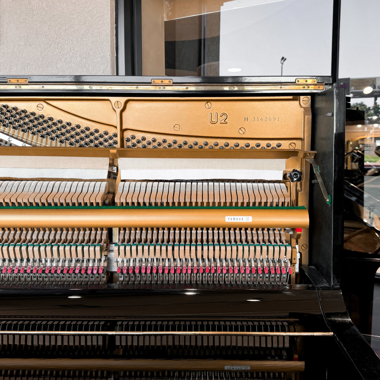SOLD 1980 Yamaha U2 50" Polished Black Upright Piano