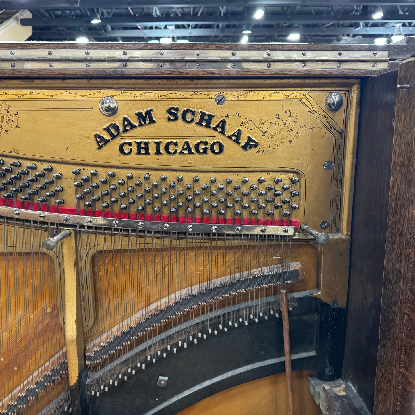 SOLD - Adam Schaaf Commissioned 57" Upright Piano