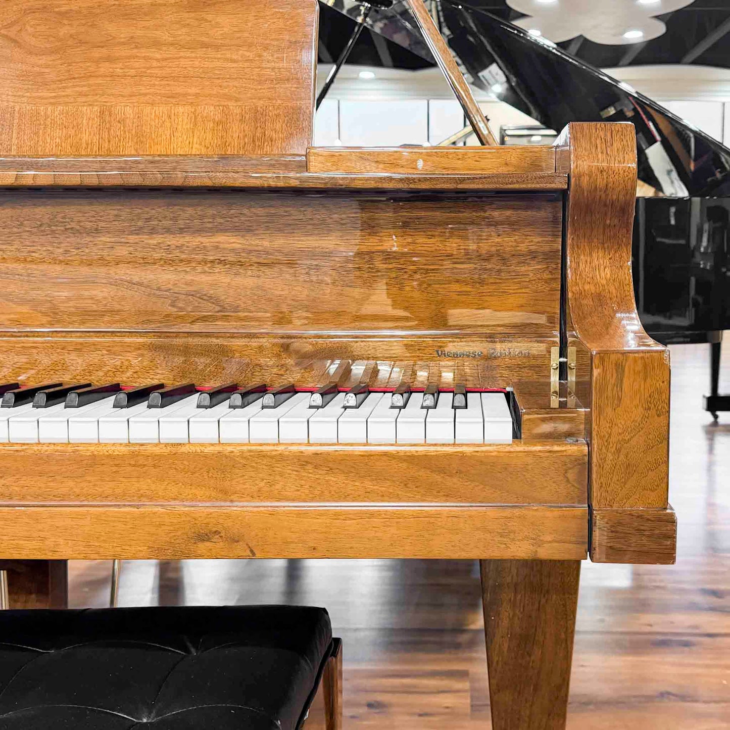 1990 Kimball 6'6" Black Satin Grand Piano