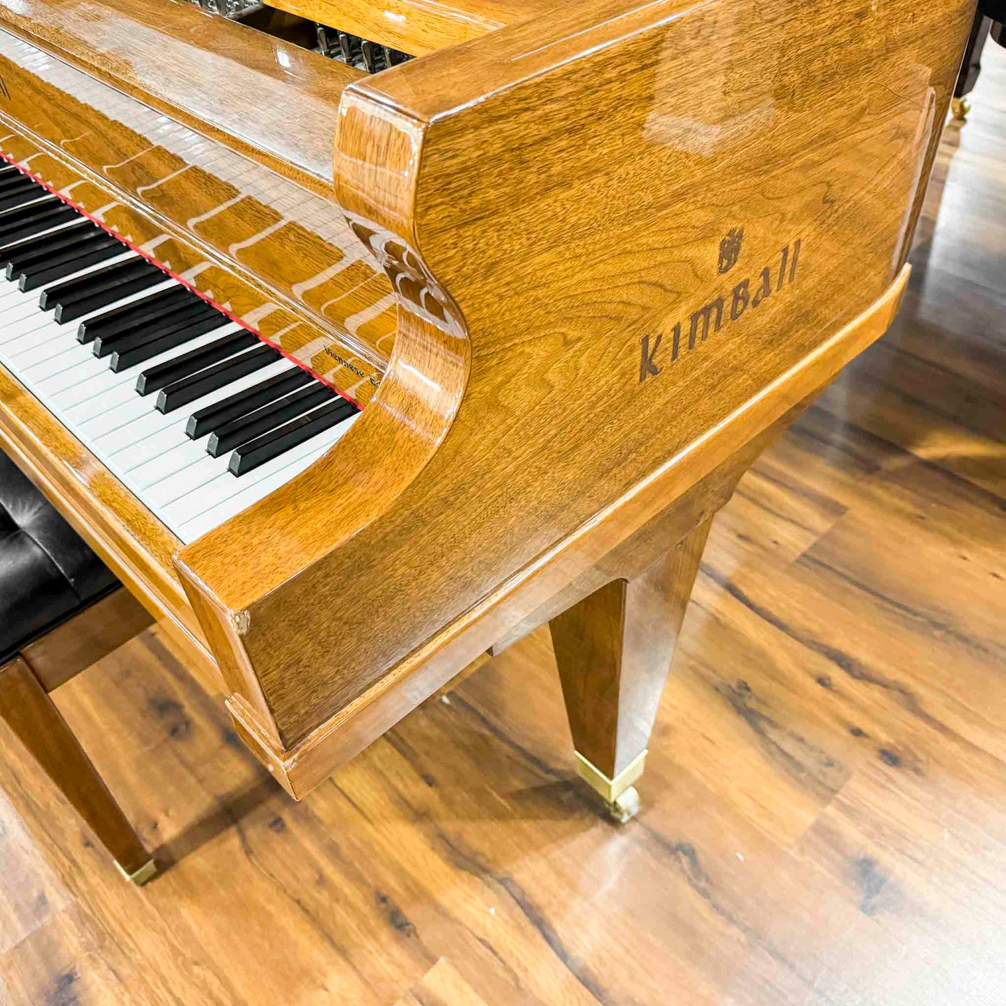 1990 Kimball 6'6" Black Satin Grand Piano