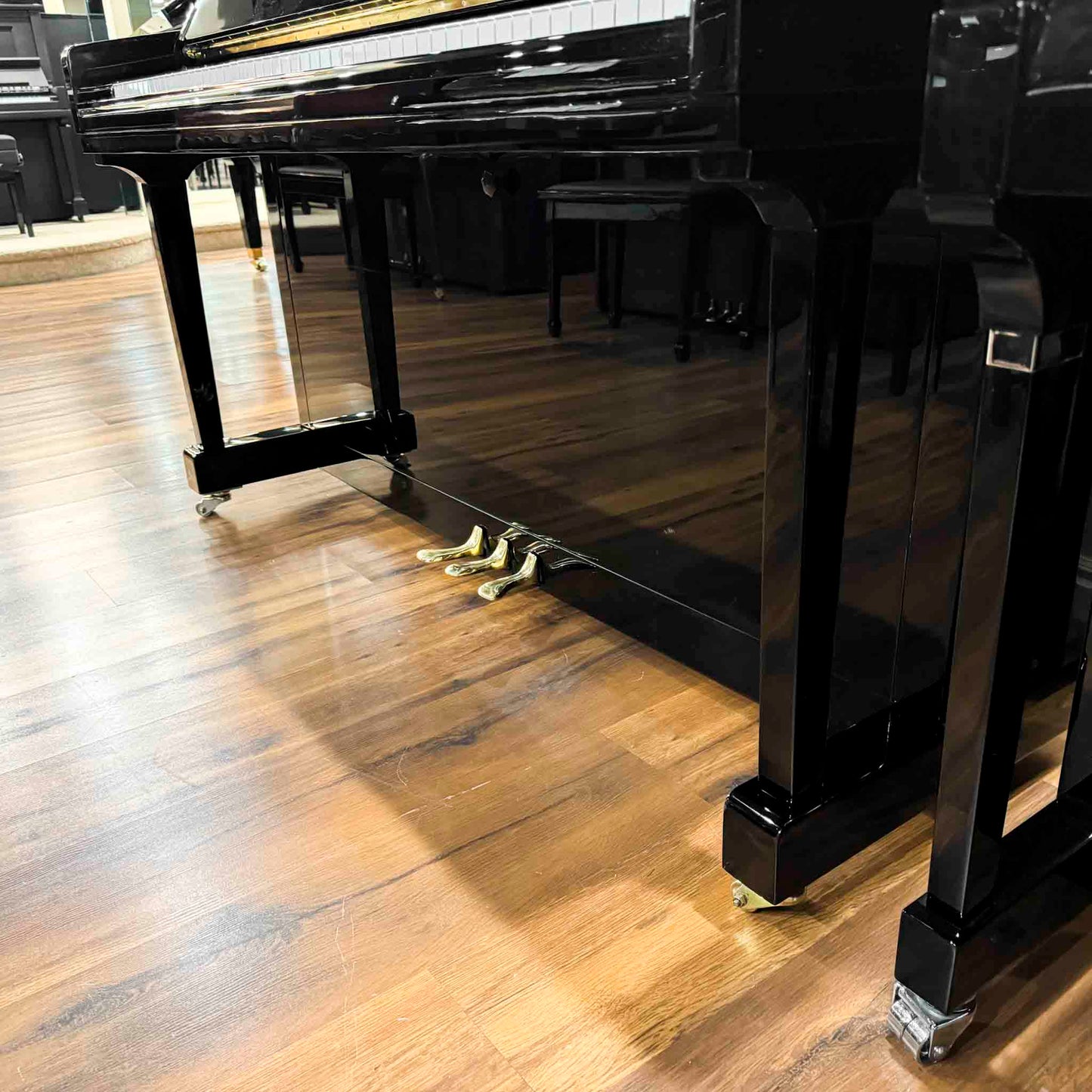 SOLD 2018 Hobart & Cable UH-22T 48" Polished Black Upright Piano