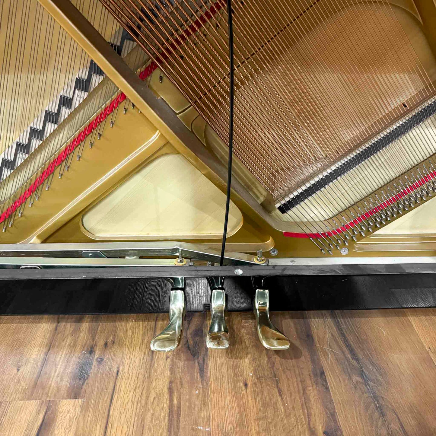 SOLD 2018 Hobart & Cable UH-22T 48" Polished Black Upright Piano