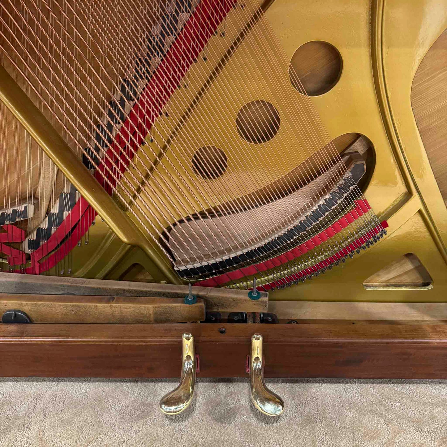 1900 Knabe 54" Wood Finish Upright Piano