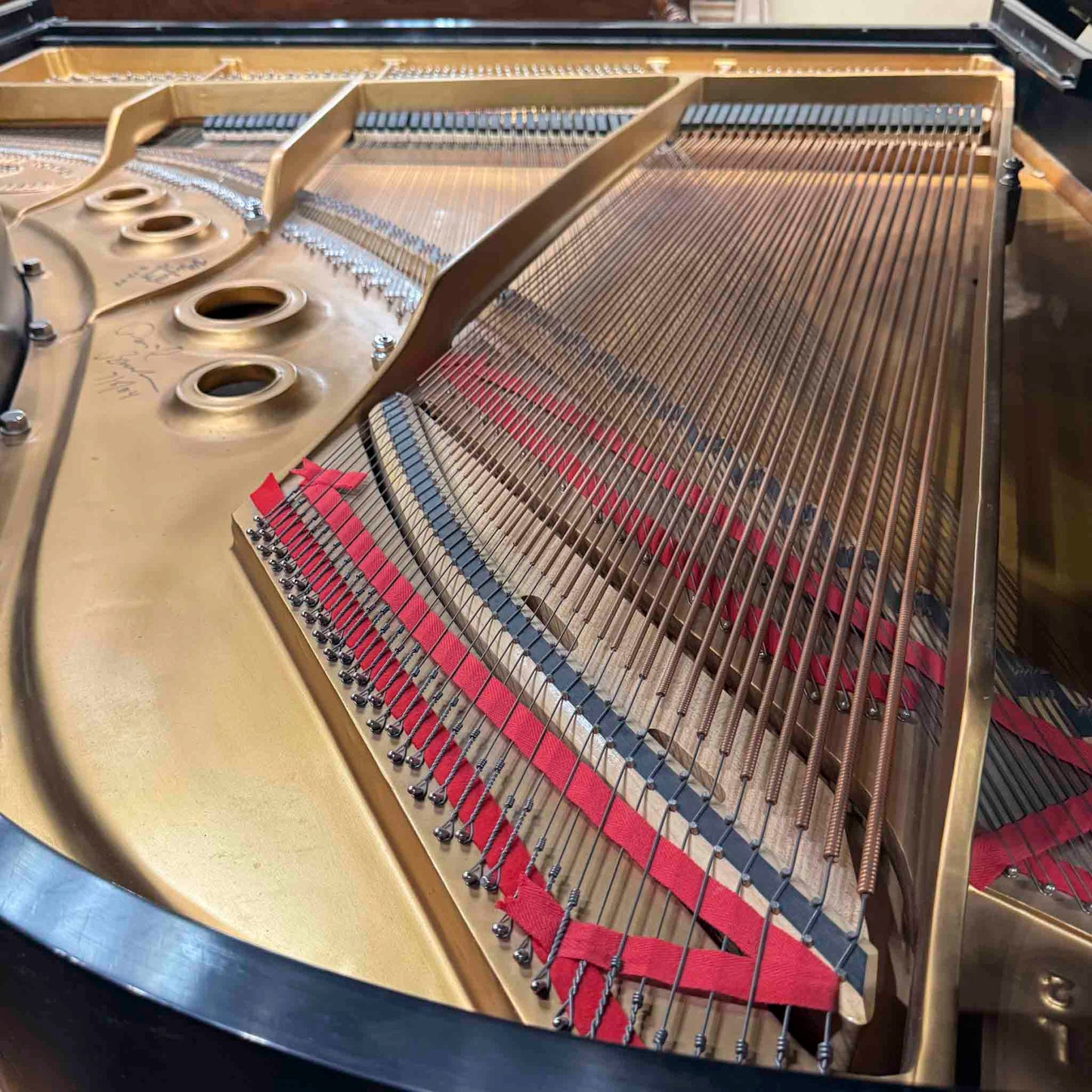 CURRENT SHOP WORK 1983 Steinway & Sons Model L 5'10" Satin Black Commissioned Grand Piano