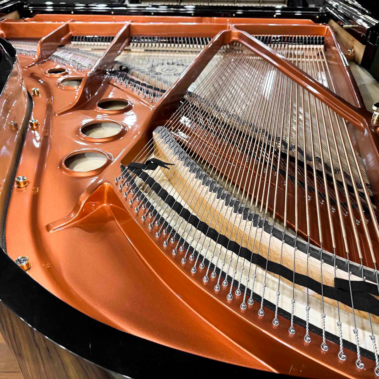 Hailun 198 6'6" Polished Black Grand Piano with Self Playing QRS System