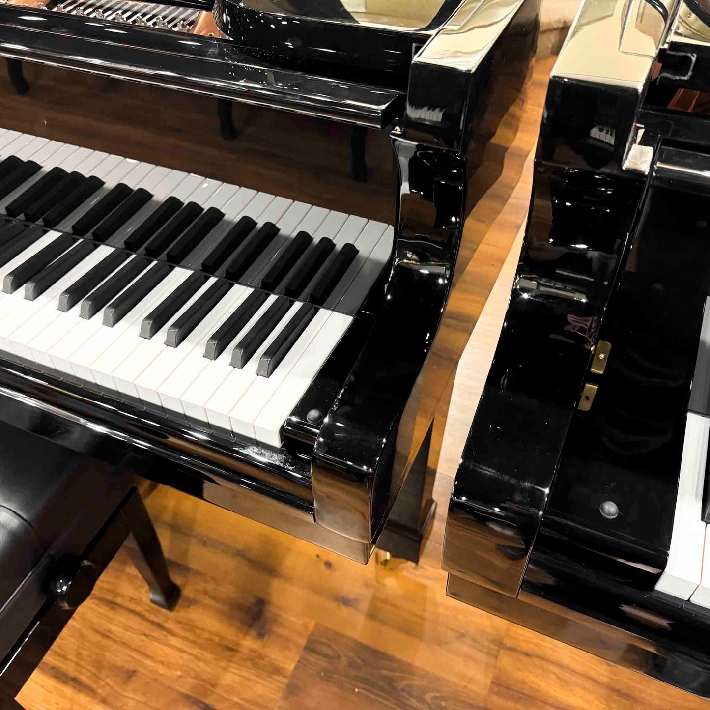 SOLD Hailun 178 5'10" Polished Black Grand Piano with Self Playing System