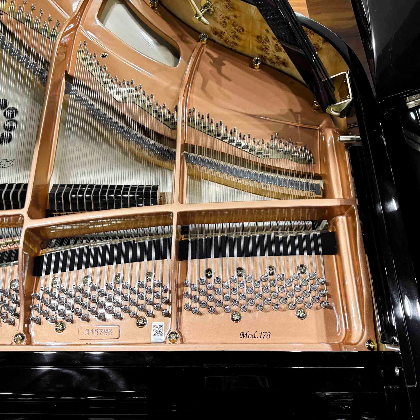 SOLD Hailun 178 5'10" Polished Black Grand Piano with Self Playing System