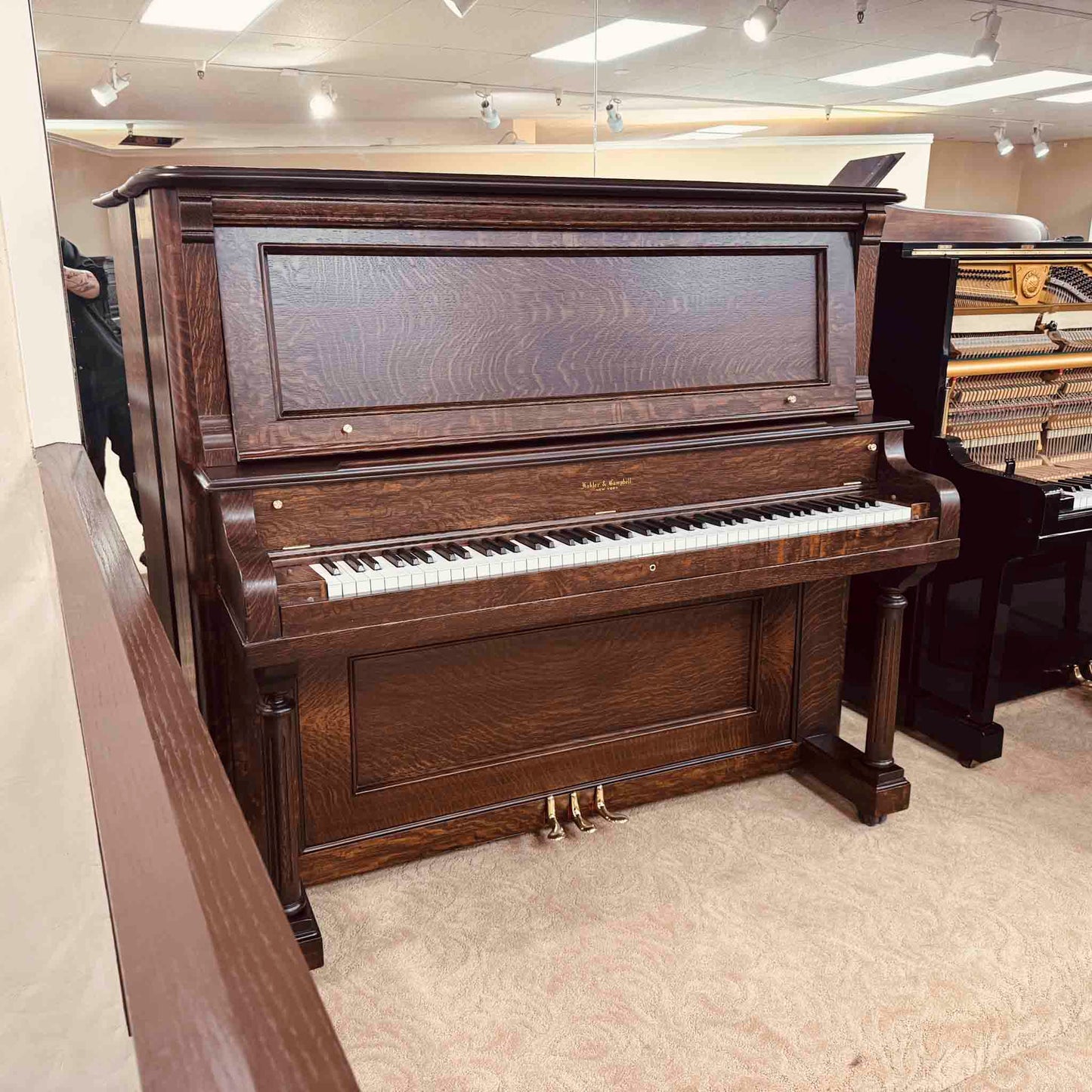 SOLD - 1911 Kohler & Campbell Commissioned Upright