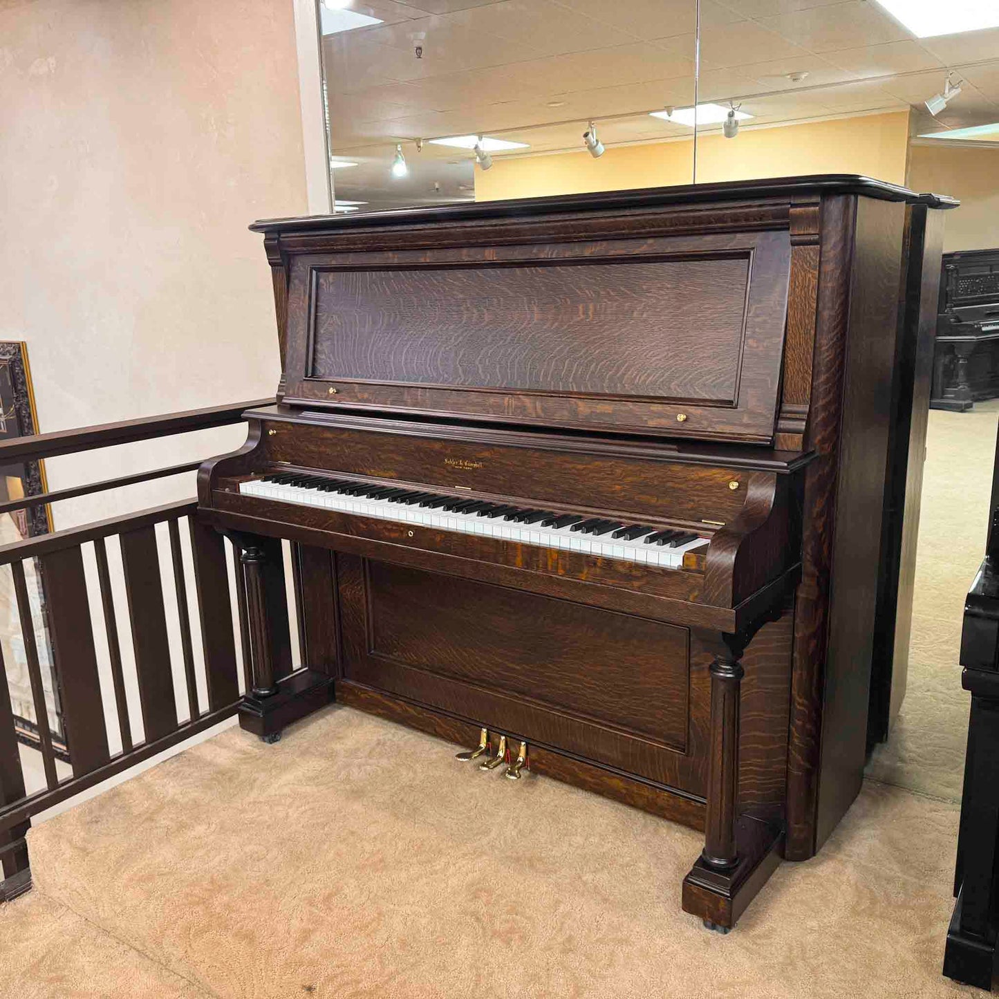 SOLD - 1911 Kohler & Campbell Commissioned Upright