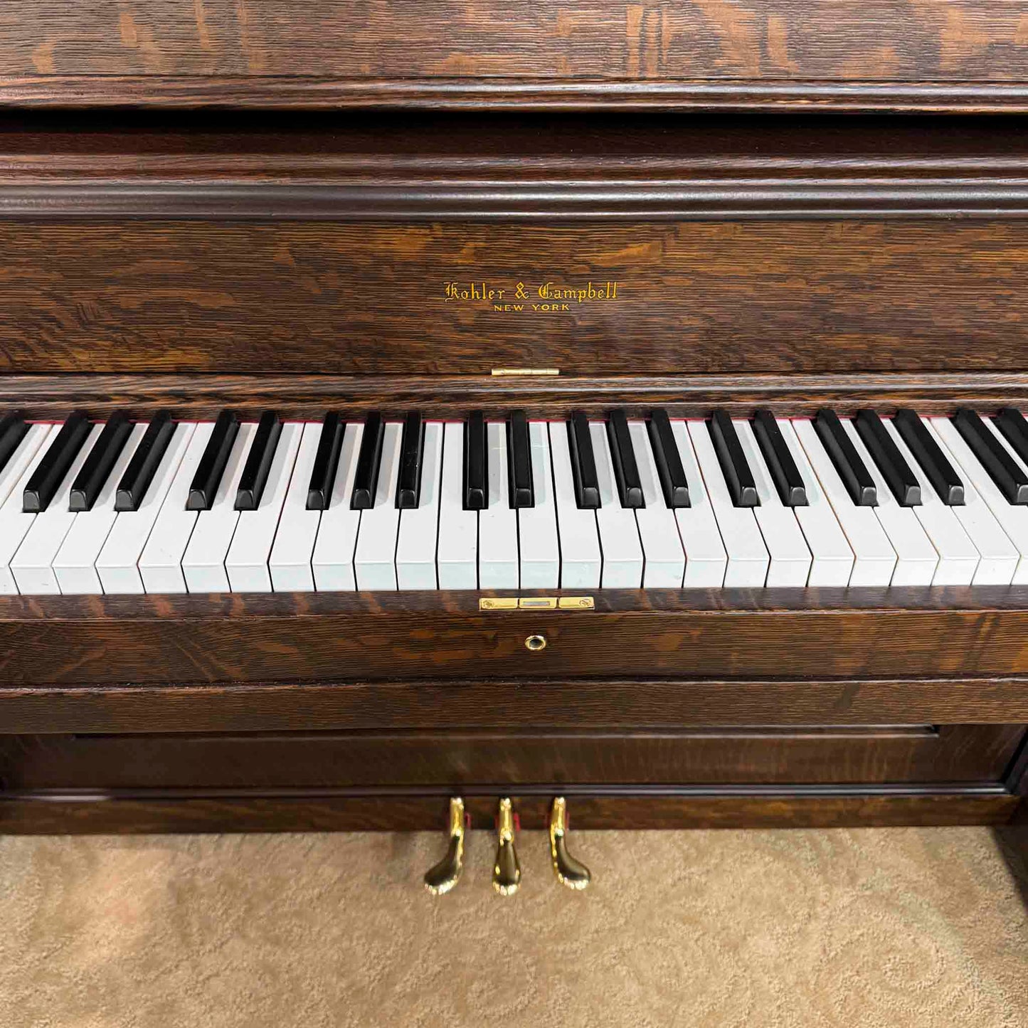 SOLD - 1911 Kohler & Campbell Commissioned Upright