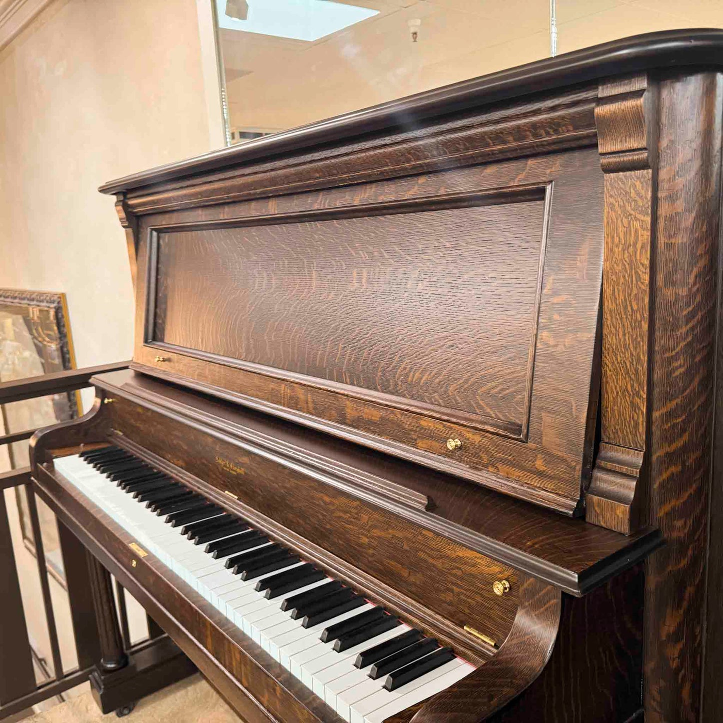 SOLD - 1911 Kohler & Campbell Commissioned Upright