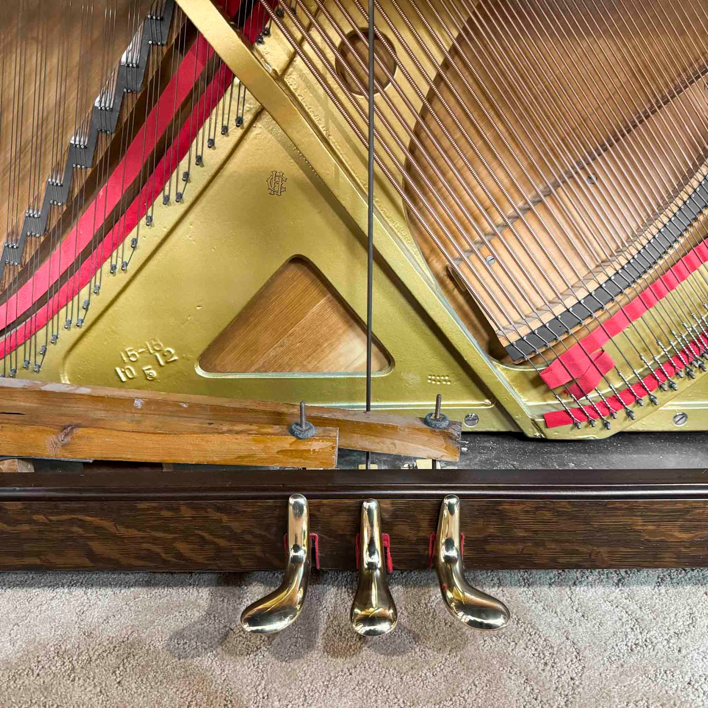 SOLD - 1911 Kohler & Campbell Commissioned Upright