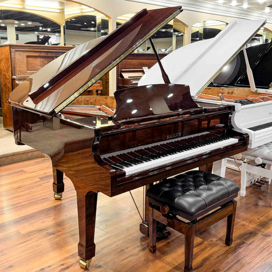 SOLD Hailun 151 5' Polished Walnut Baby Grand