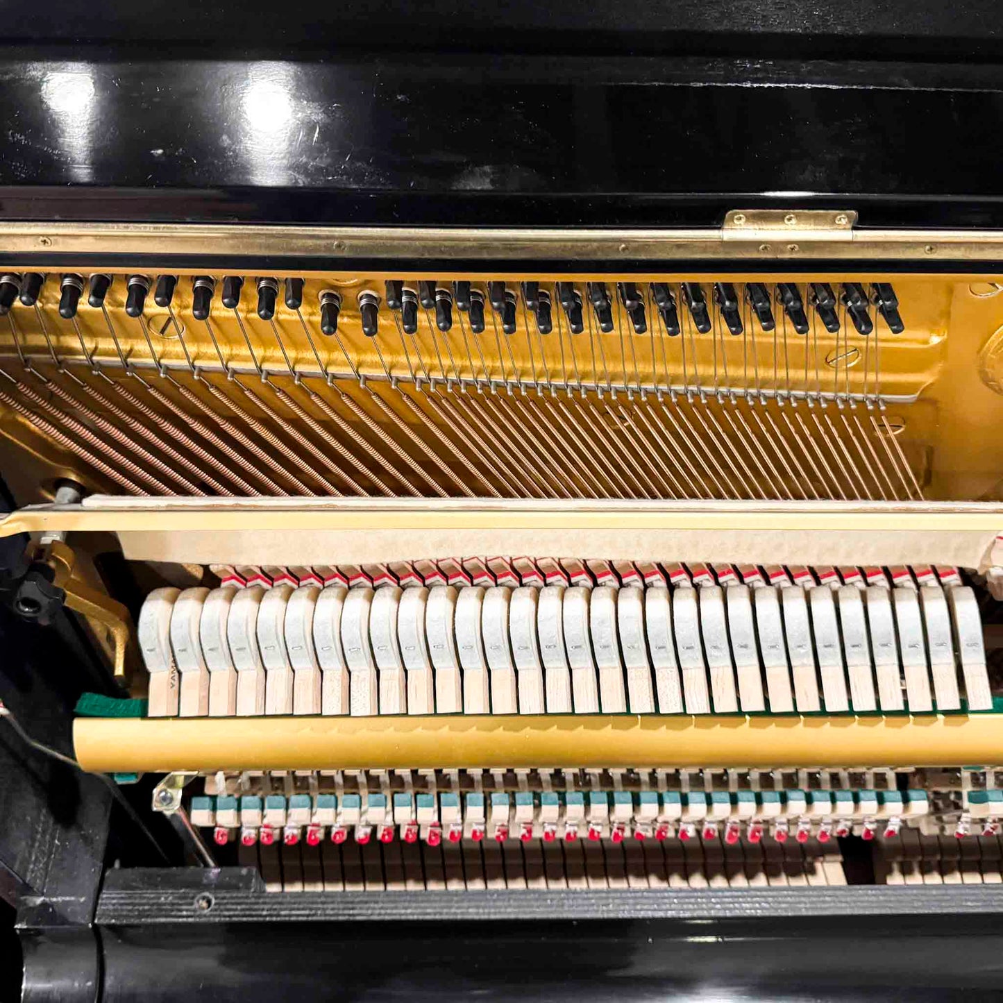 1978 Yamaha U1 48" Polished Black Upright Piano