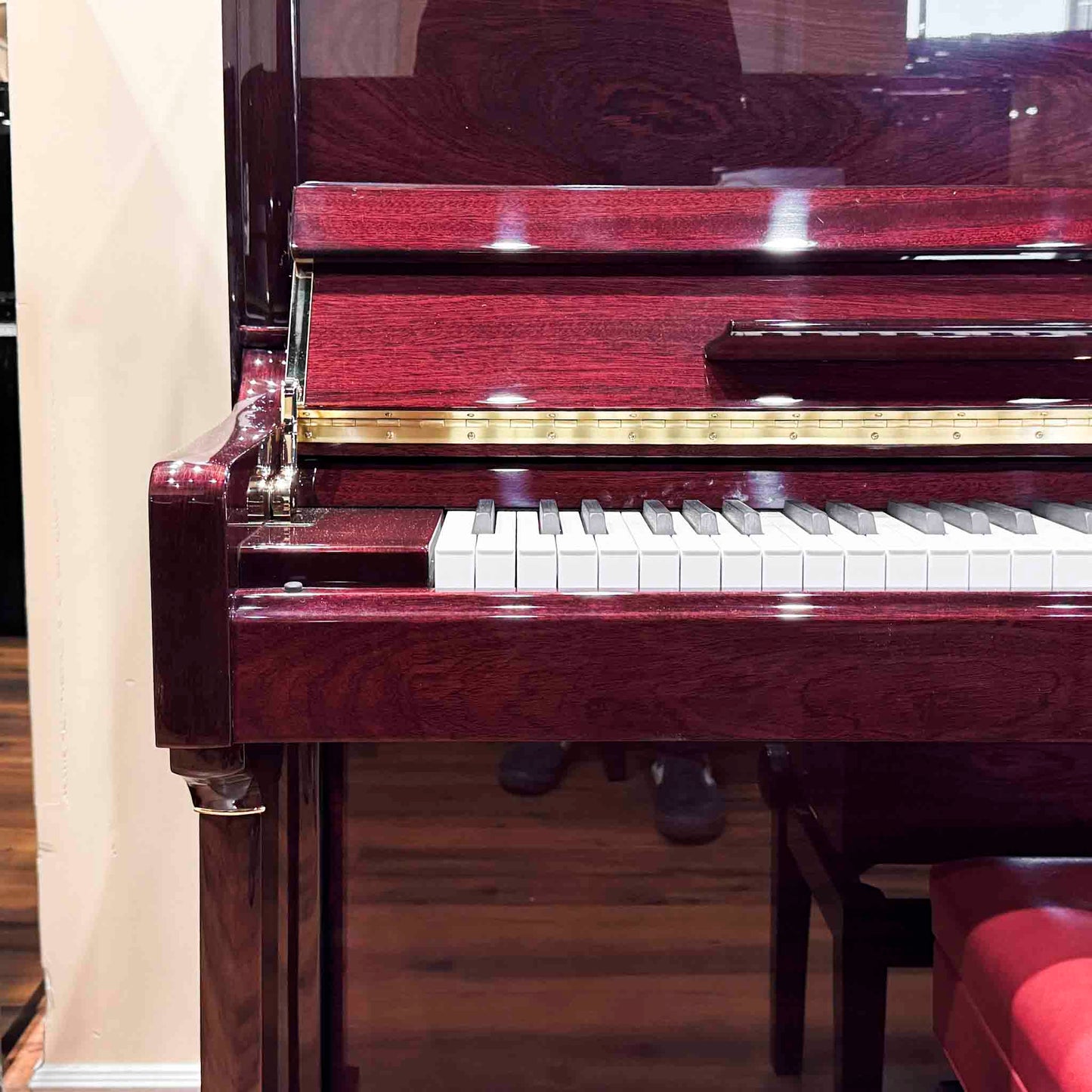 Hailun 5P 50" Mahogany Polish Upright Piano
