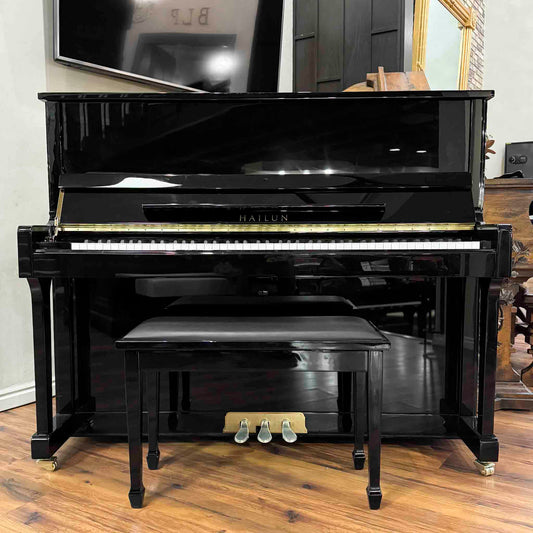 Hailun 121 48" Polished Black Upright Piano