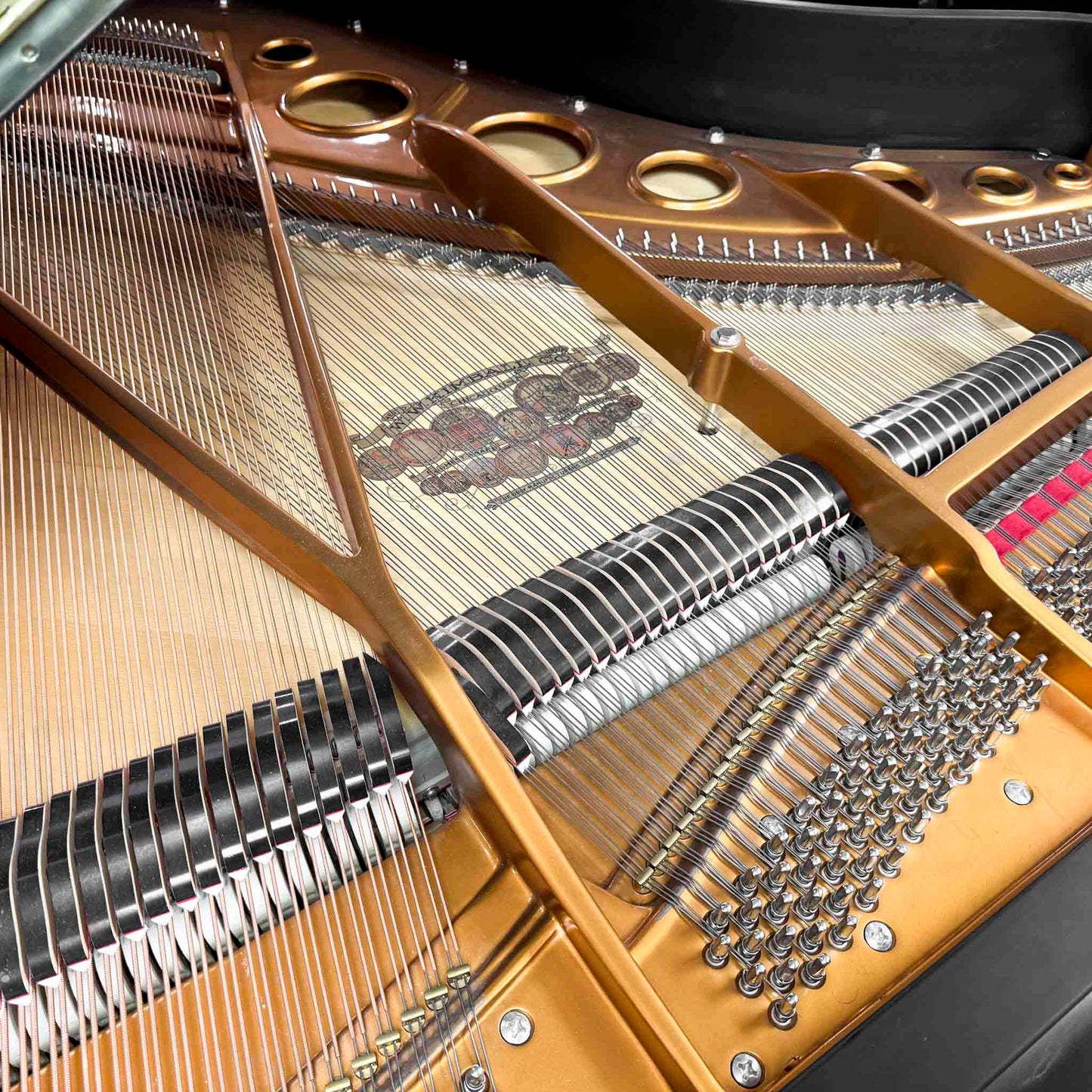 1993 Kimball 580P 5'8" Polished Black Grand Piano with Self Playing System