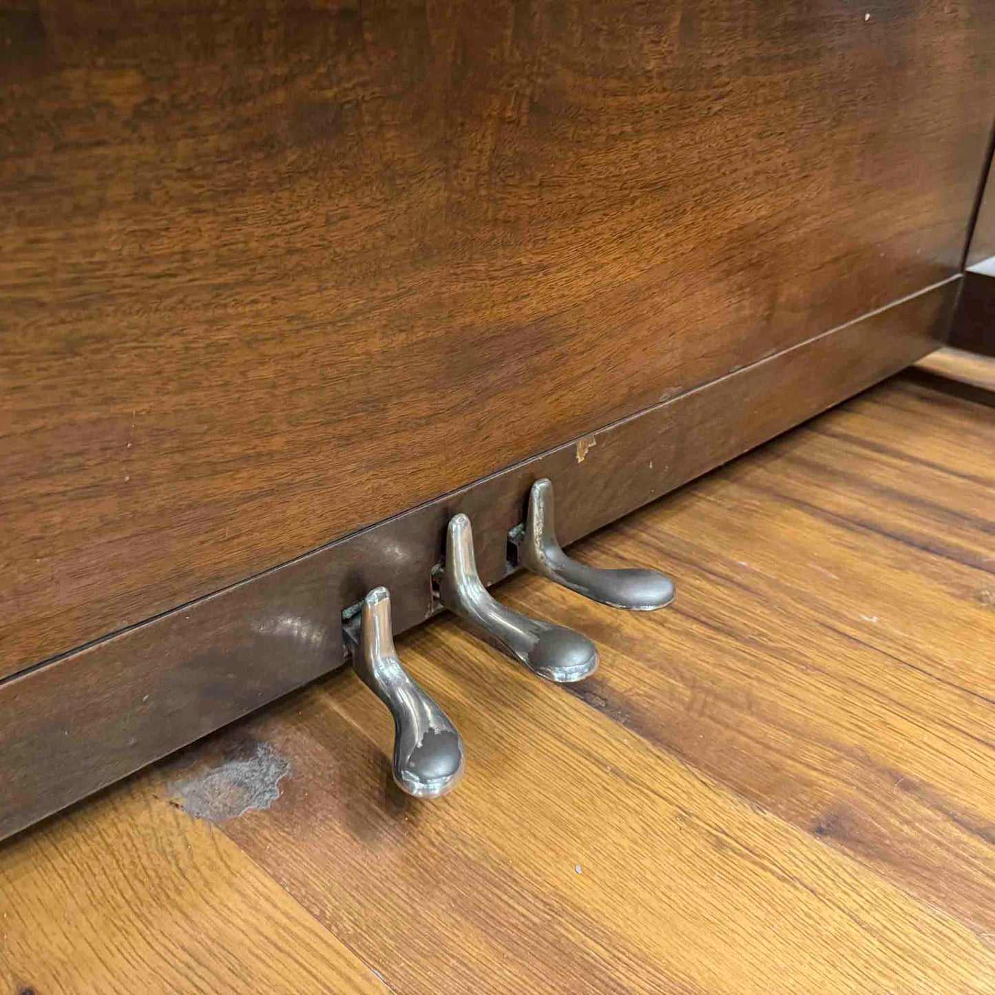 CURRENT SHOP WORK - 1924 Brinkerhoff 49" Wood Finish Commissioned Upright Piano