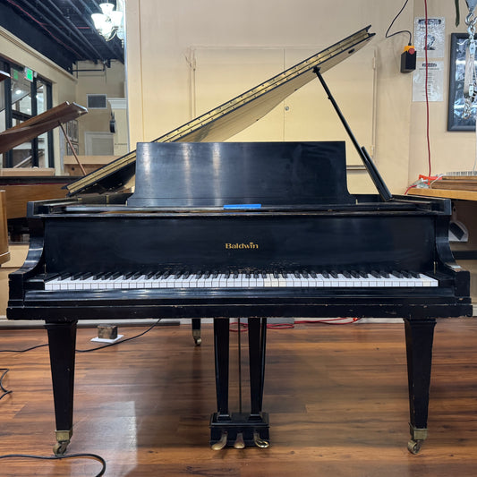 CURRENT SHOP WORK - 1978 Baldwin R 5'7" Satin Black Commissioned Grand Piano