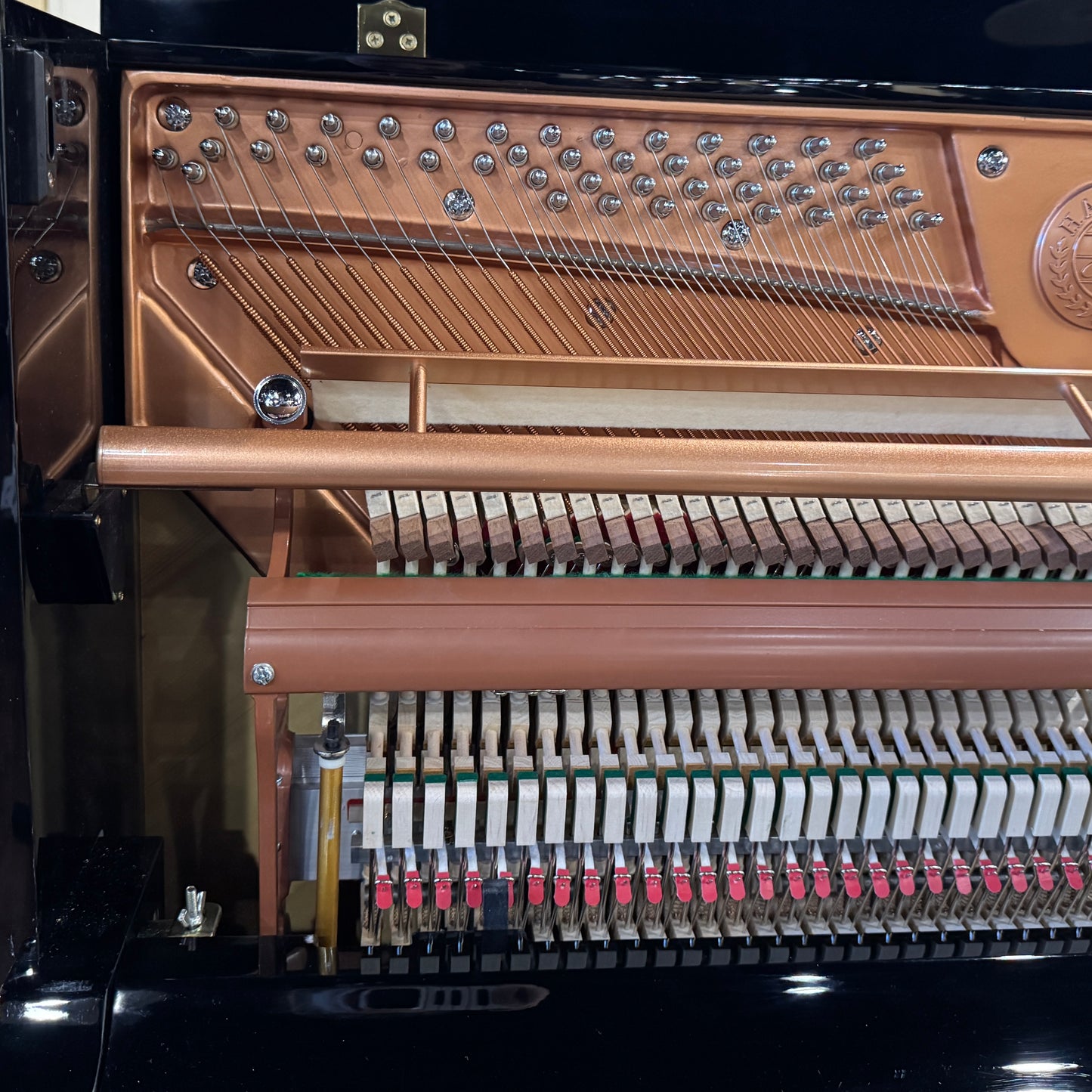 2016 Hailun 121 48" Polished Black Upright Piano