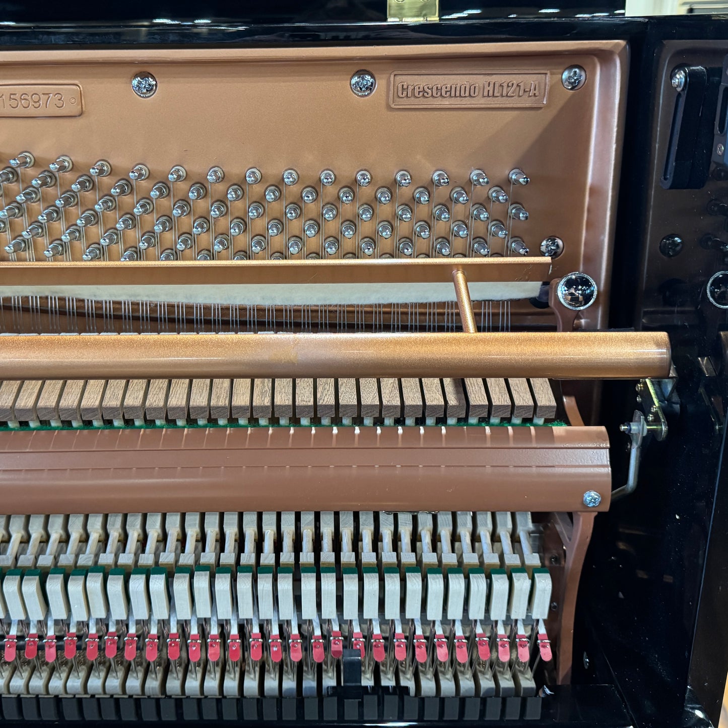 2016 Hailun 121 48" Polished Black Upright Piano