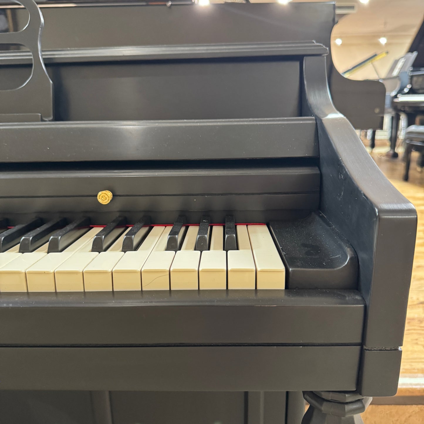 1974 Wurlitzer Satin Black Spinet Piano