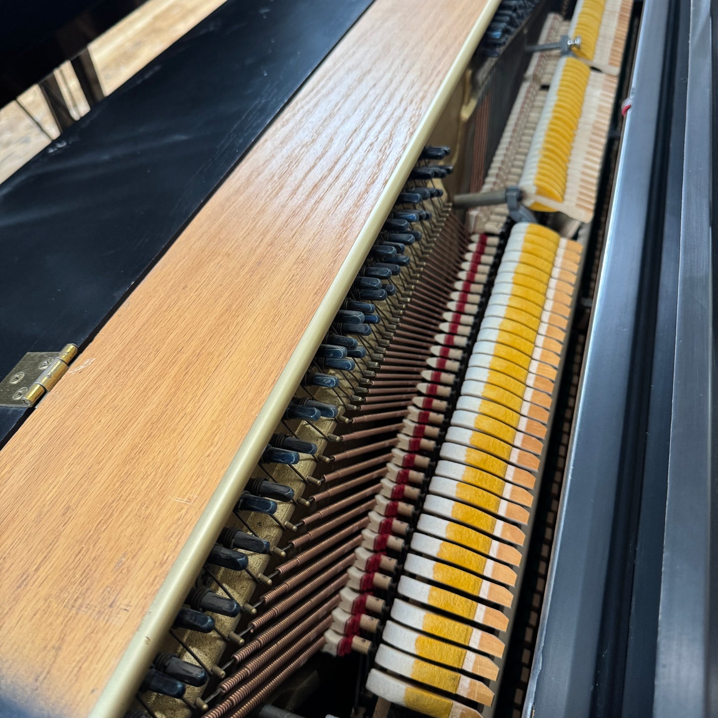 1974 Wurlitzer Satin Black Spinet Piano