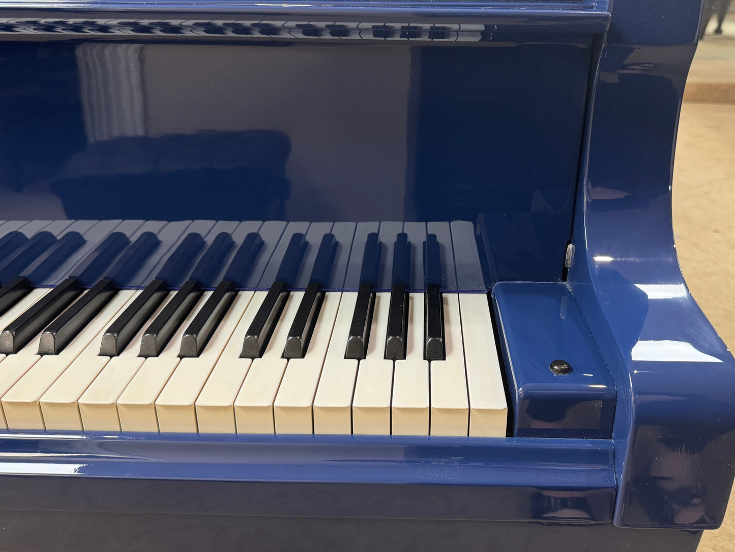SOLD 1968 Yamaha C7 7'6" Custom Blue Finish Commissioned Grand Piano
