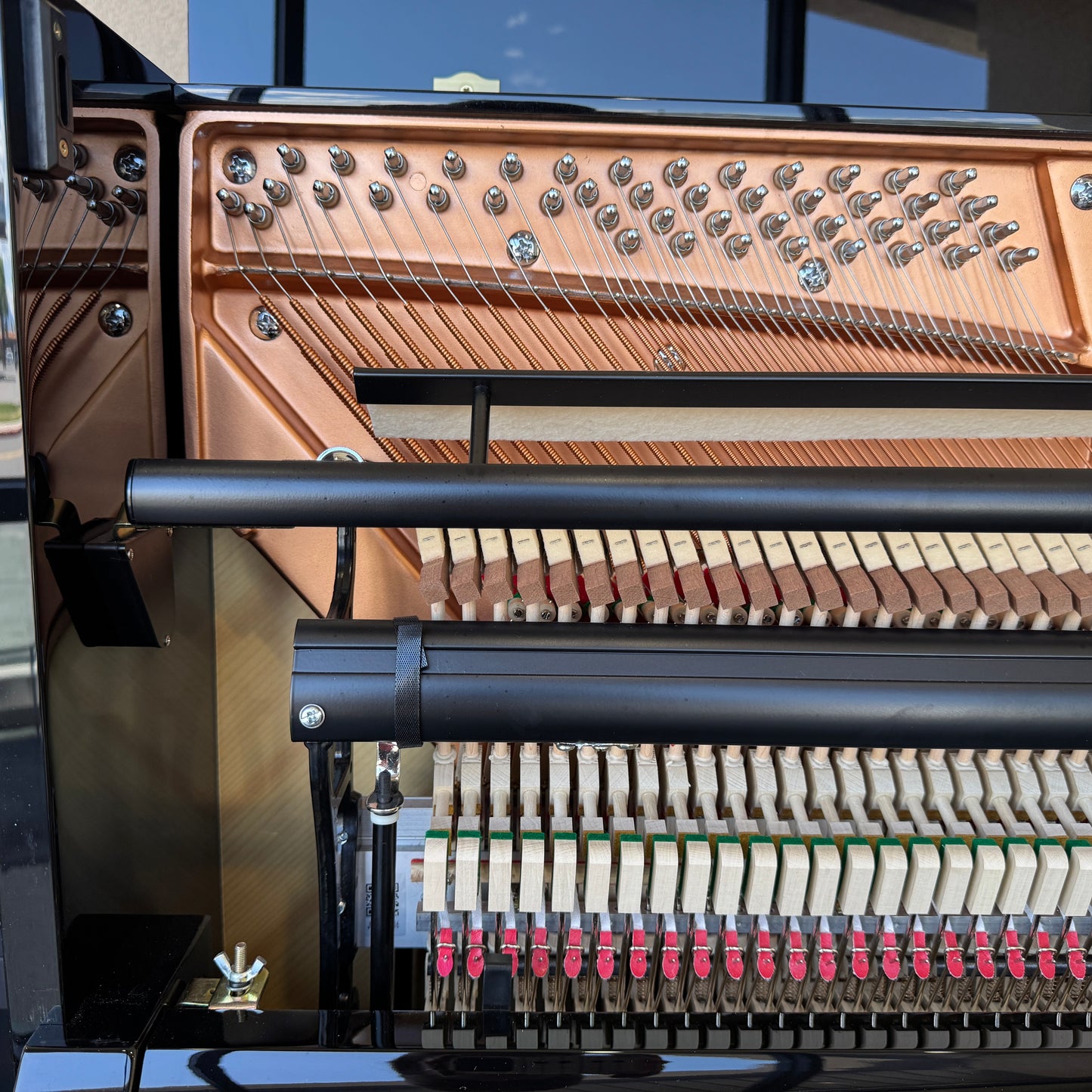 SOLD Hailun 121 48" Polished Black Upright Piano