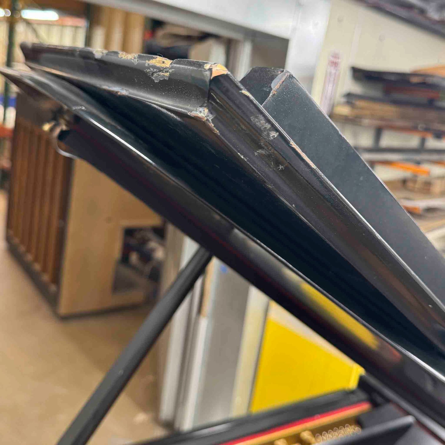 CURRENT SHOP WORK - 1967 Steinway B 6'11" Satin Black Commissioned Grand Piano