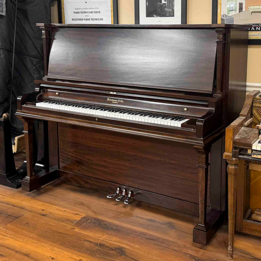 SOLD 1915 Heintzman 54" Wood Finish Commissioned Upright Piano