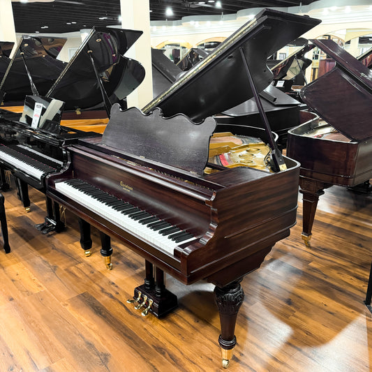 SOLD 1905 Christman 5' Mahogany Wood Finish Grand Piano