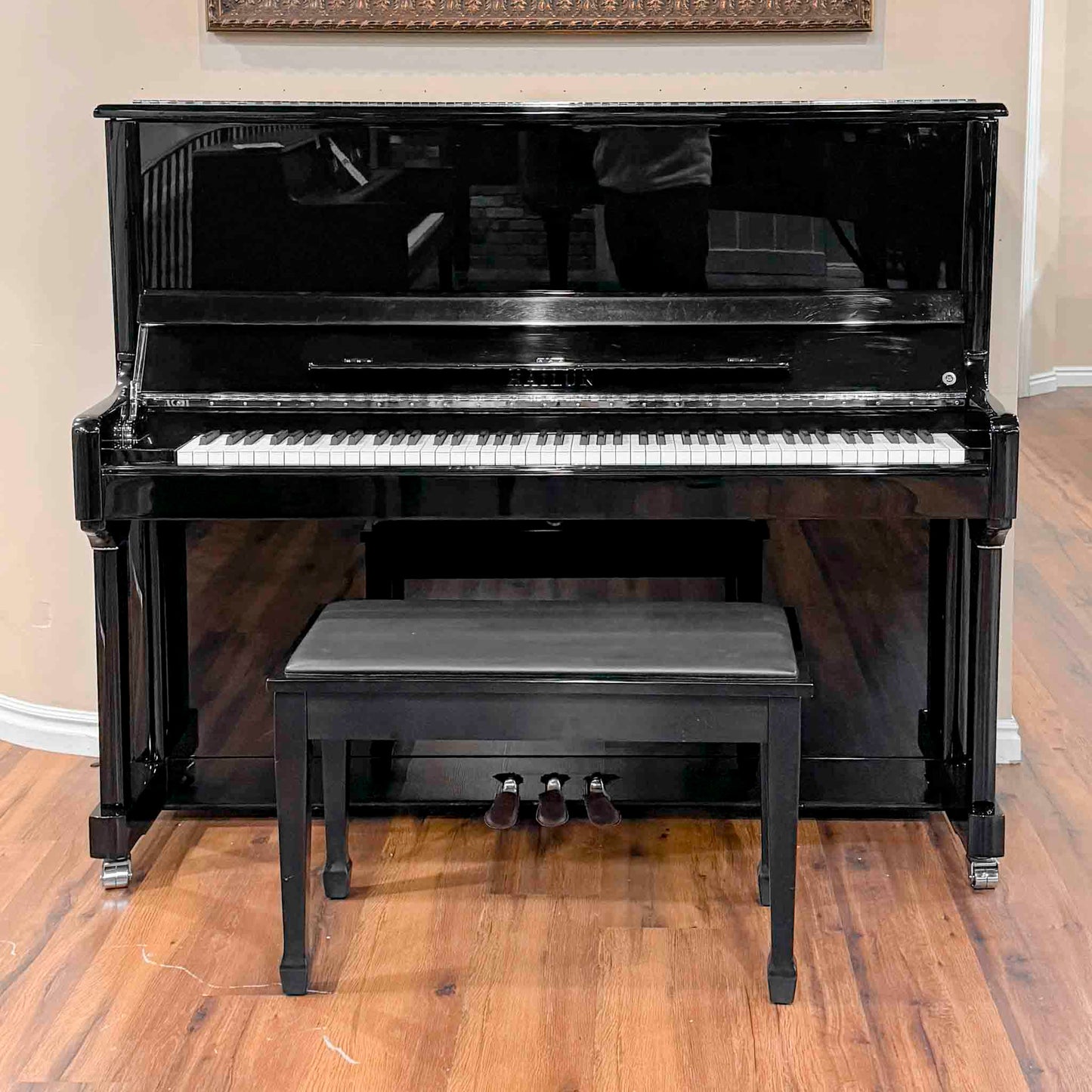 SOLD 2020 Hailun 5P Polished Black Upright Piano