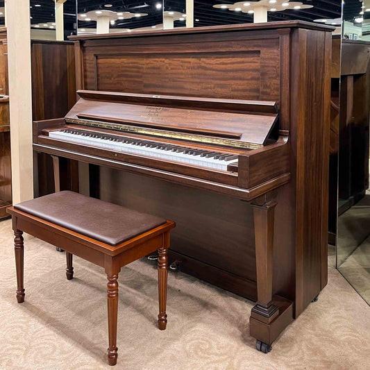 SOLD 1922 Steinway 52" Wood Finish Upright Piano